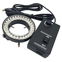 Adjustable LED Ring Light for Microscope with Power Adapter Adjustable LED Ring Light for Microscope with Power Adapter